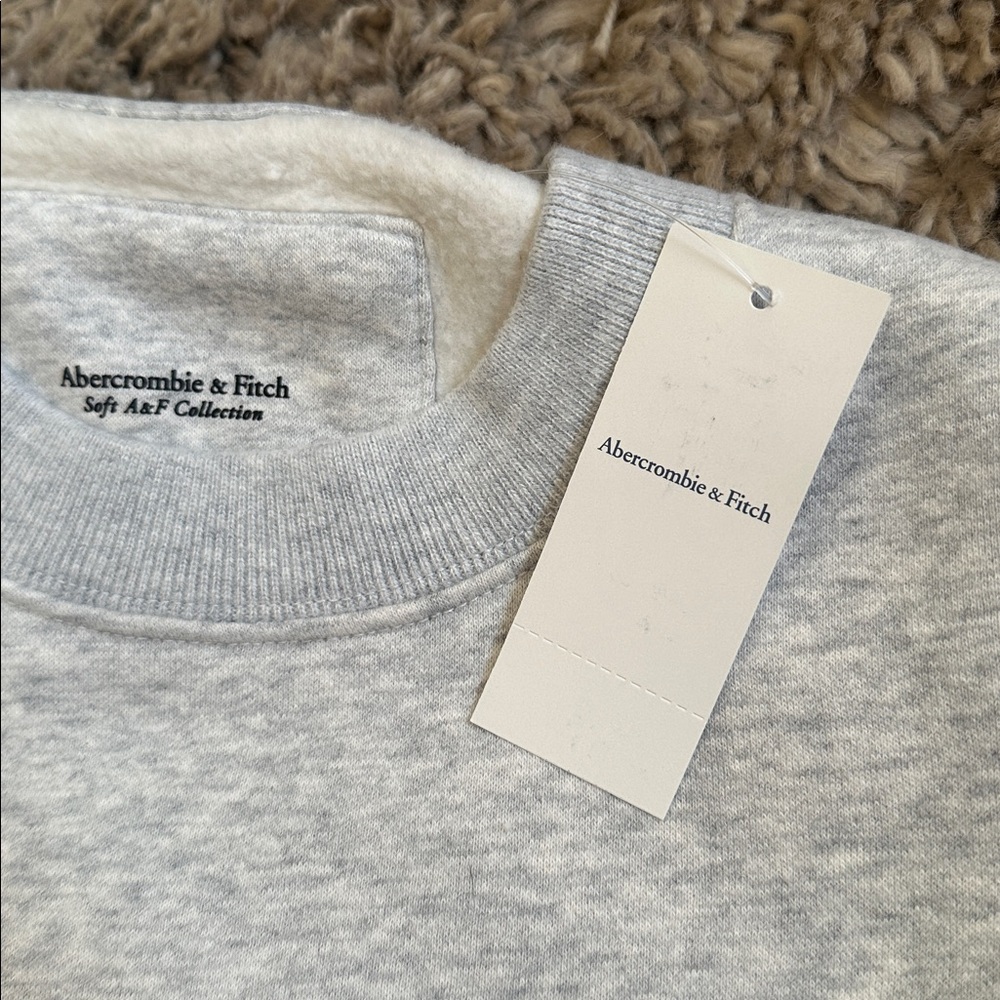 Light grey Abercrombie & Fitch “Diet Coke” crewneck sweatshirt - size L - NWT! - Picture 4 of 4